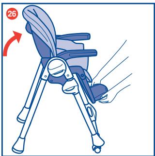 CHICCO POLLY - CLOSING THE HIGHCHAIR - 1