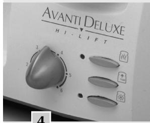 TEFAL AVANTI - Setting the browning control - 2