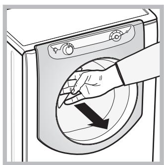 HOTPOINT AQ8F 292 U - Porte HUBLOT - 1