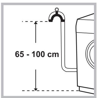 HOTPOINT AQ8F 292 U - Connecting the drain hose - 1