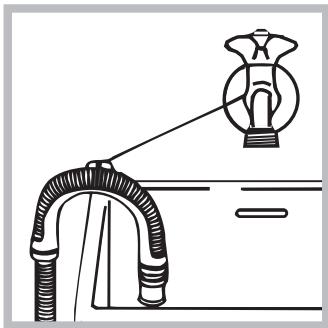 HOTPOINT AQ8F 292 U - Connecting the drain hose - 2