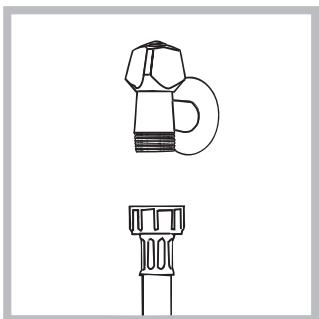 HOTPOINT AQ8F 292 U - Anschluss des Zulaufschlauches - 2