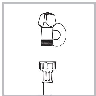 HOTPOINT AQ8F 292 U - Ligação do tubo de alimentação da água - 2