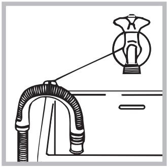 HOTPOINT AQM9D 49 U - Connecting the drain hose - 2