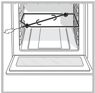 HOTPOINT F 627 C.1 IX/HA - Espeto rotatorio (samente em algunos modelos) - 1