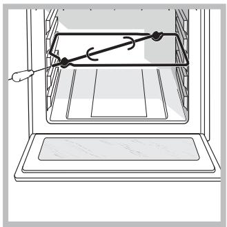 HOTPOINT F 627 C.1 IX/HA - The Rotisserie (only available on certain models) - 1