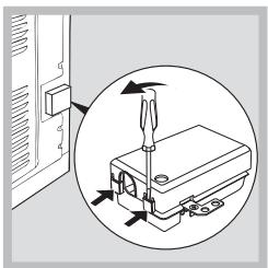 HOTPOINT FZ G IX/HA - Fitting the power supply cable - 1