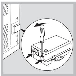 HOTPOINT FZ G IX/HA - Montaje del cable de alimentacion electrica - 1