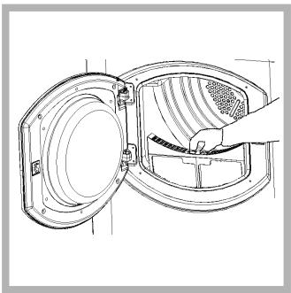 HOTPOINT AS 60 V - Nettoyer le filtre après chaque cycle - 2