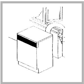 HOTPOINT AS 60 V - Entlüftung durch ein offenes Fenster - 1