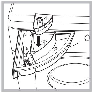 HOTPOINT AVD 129 - Касета за перилните препарати - 1