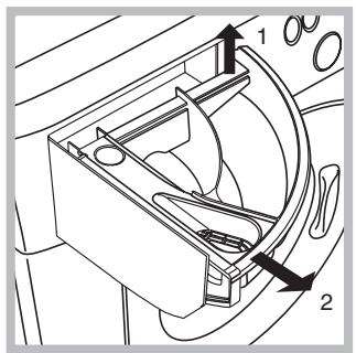 HOTPOINT AVD 129 - Почистване на чекмеджето за перилните препарати - 1