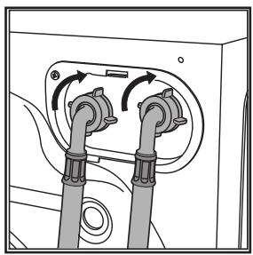 HOTPOINT AW 120 - Raccordement à la prise d'eau - 1