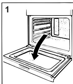 HOTPOINT FB 86.2 IX - Come togliere la porta forno - 1
