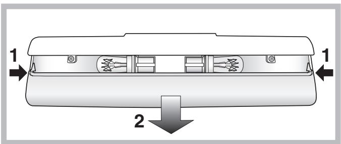 HOTPOINT EBL 18213 F D 03 - Replacing the light bulb * - 1