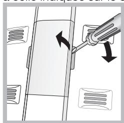 HOTPOINT ENXTMH 19212 F - Remplacement de liampoule d'éclairage * - 1