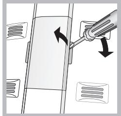 HOTPOINT ENXTMH 19212 F - Sustituir la bombilla * - 1
