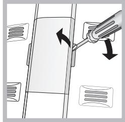 HOTPOINT ENXTMH 19212 F - Sostituire la lampadina * - 1