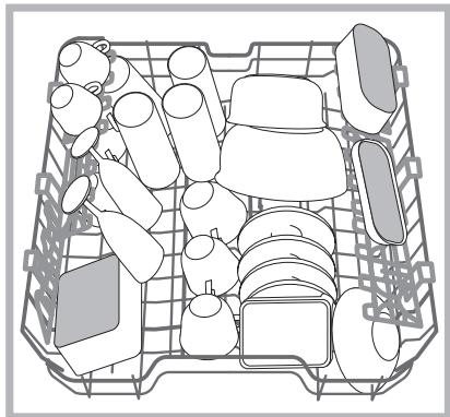 HOTPOINT LFF 8S113 X DE/SK - Overste kurv - 1