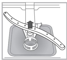 HOTPOINT LFF 8S113 X DE/SK - Cleaning the sprayer arms - 2