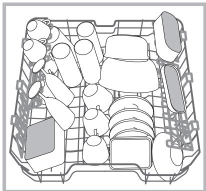 HOTPOINT LFF 8S113 X DE/SK - Ylempi kori - 1