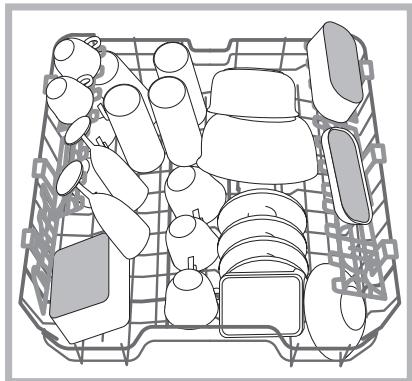 HOTPOINT LFF 8S113 X DE/SK - Upper rack - 1