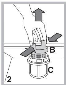 HOTPOINT LLD 8S111 X EU - Cleaning the filters - 2