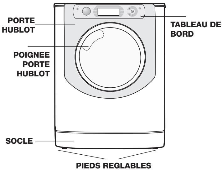 HOTPOINT AQD1071D 69ID EU/A - Description de l'appareil - 1