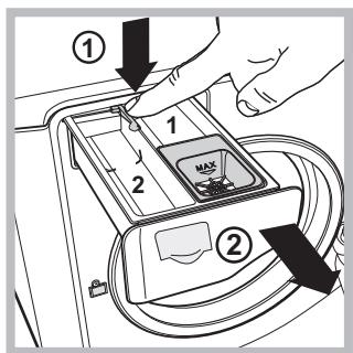 HOTPOINT AQD1071D 69ID EU/A - Limpar a gaveta dos detergentes - 1