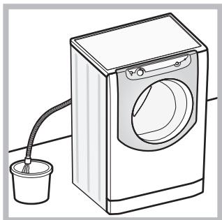HOTPOINT AQD1071D 69ID EU/A - Abertura manual da porta de vidro - 1