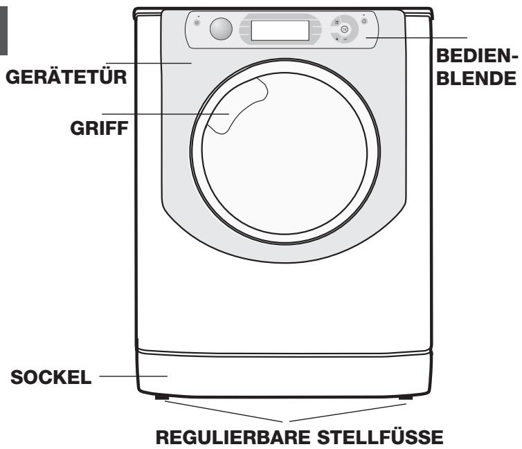 HOTPOINT AQD1071D 69ID EU/A - Beschreibung Ihres Gerätes - 1