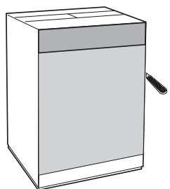 HOTPOINT BWMD 742 - Applicazione del pannello in legno alla porta e inserimento della macchina nei mobili: - 1