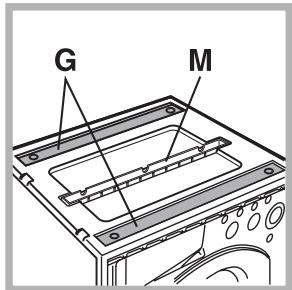 HOTPOINT BWMD 742 - Accessorini dotazione per la regolazione in altezza. - 1