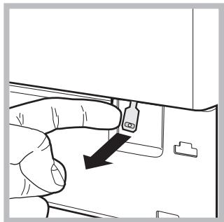 HOTPOINT BWMD 742 - Opening the porthole door manually - 1