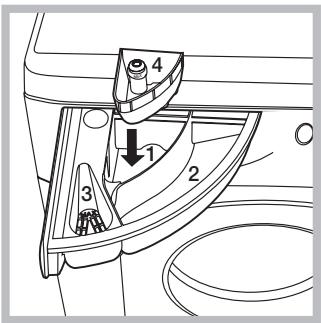 HOTPOINT BWMD 742 - Cassetto dei detersivi - 1