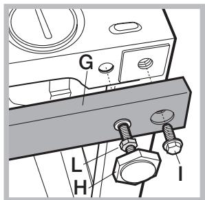 HOTPOINT BWMD 742 - Regulación de la alta de la lavadora. - 1