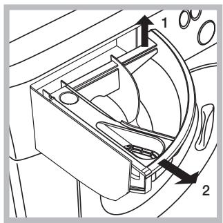 HOTPOINT BWMD 742 - Pulire il cassetto dei detersivi - 1
