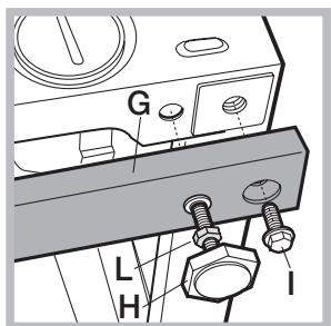 HOTPOINT BWMD 742 - Regolazione in altezza della macchina. - 1