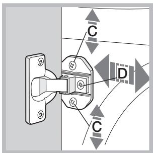 HOTPOINT BWMD 742 - Inserimento della macchina nei mobili. - 2