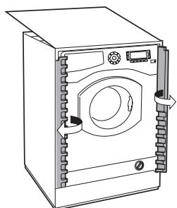 HOTPOINT BWMD 742 - YctaHObKa DepeBAAHOn NaHeNHa DBepy N BCTpaBAAHne MaINHbIB MoyIb KxOHHO Me6eJIH - 3
