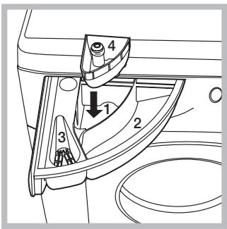 HOTPOINT BWMD 742 - Detergent dispenser drawer - 1