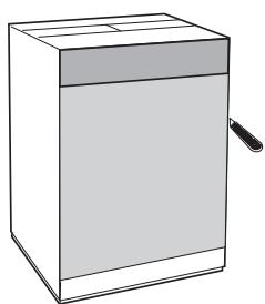 HOTPOINT BWMD 742 - Aplicación del panel de madera en la puerta e introducción de laquina en los muebles: - 1