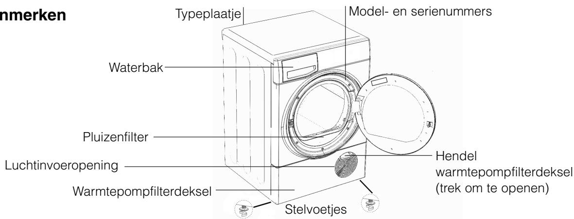 HOTPOINT FTCD 872 6CM1 - Beschrijving van de droogautomaat - 1