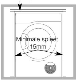 HOTPOINT FTCD 872 6CM1 - Hetplaatsen van de droogautomaat - 1