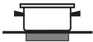 HOTPOINT PK 640 R GH - Casseroles à utiliser sur les tables de cuisson de 75 cm - 5