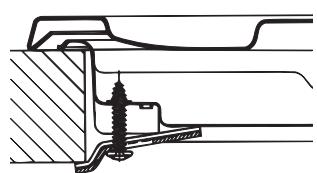 HOTPOINT PK 640 R GH - Schéma de fixation des crochets - 3