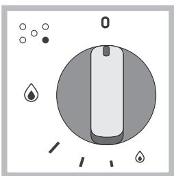 HOTPOINT PK 640 R GH - Réglage "discret" de la flamme - 1