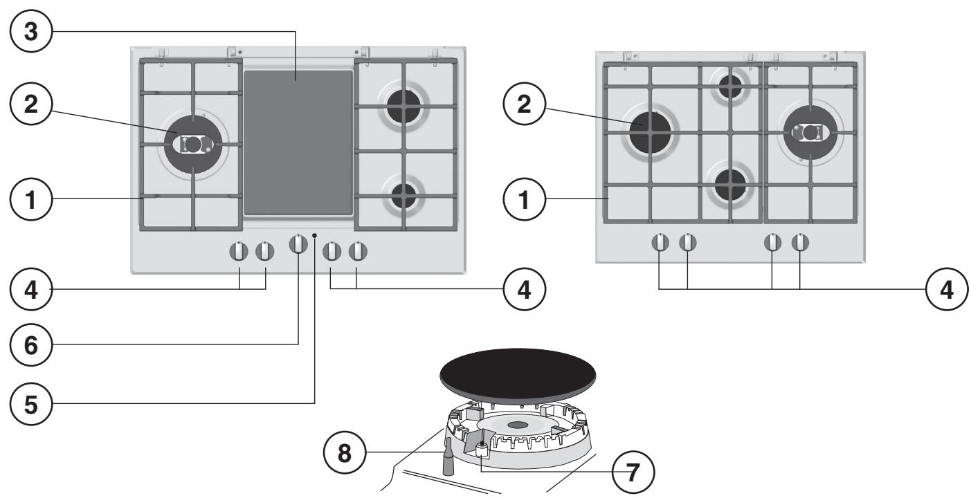 HOTPOINT PK 640 R GH - Vista de Conjunto - 1