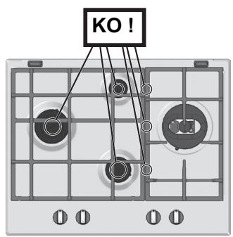 HOTPOINT PK 640 R GH - Cambio de los picos en el quemador Triple corona - 10