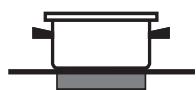HOTPOINT PK 640 R GH - Ollas que deben utiliserse enPlaces de 75~cm - 5